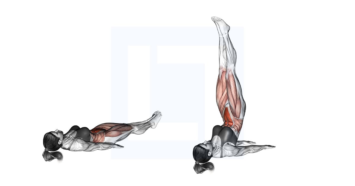 Alternate allongé Floor Leg Raise