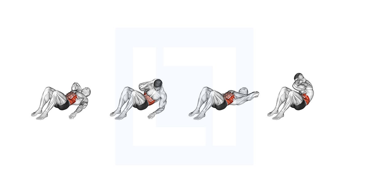 Crunch oblique alternatif