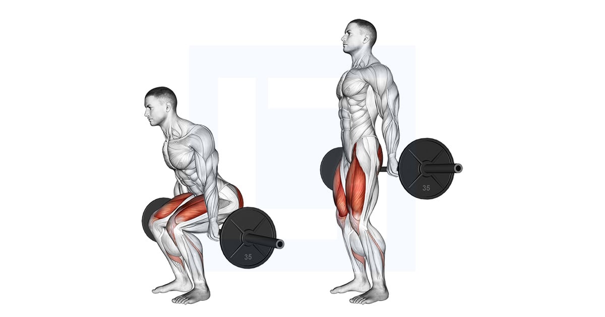 Hack squat à la barre