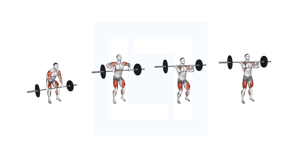 Barbell Hang Épaulé puissance