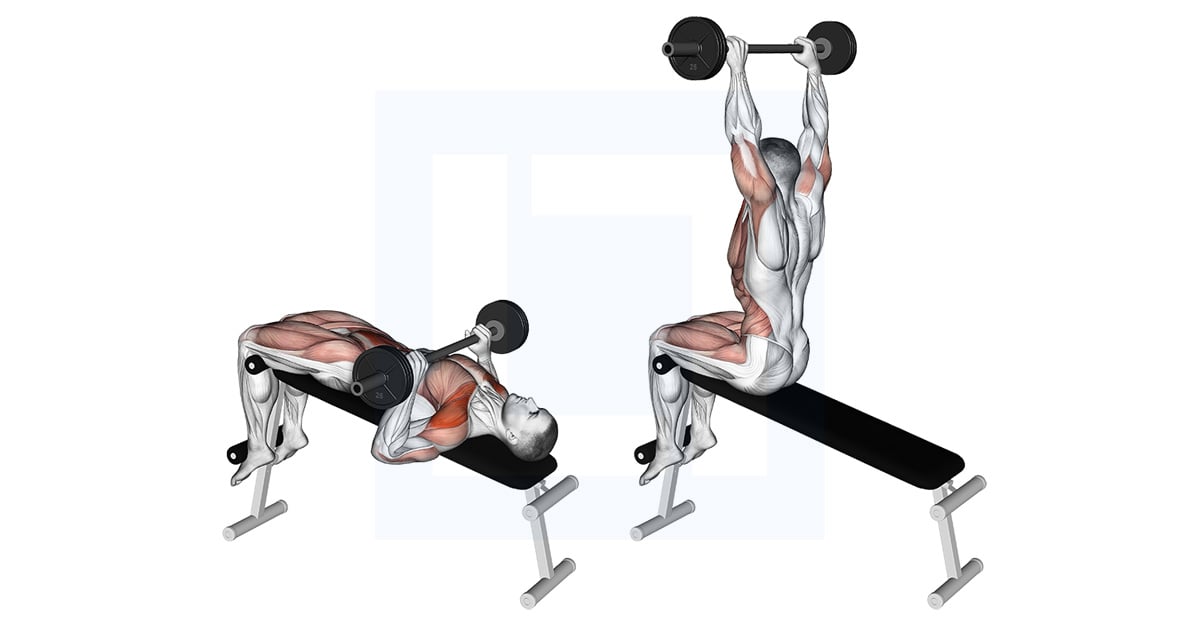 Relevé de buste avec pressé à la barre