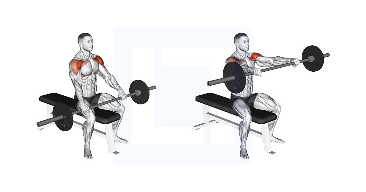 Barbell assis Front Raise