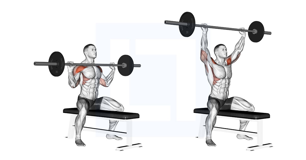 Barbell assis Overhead Press