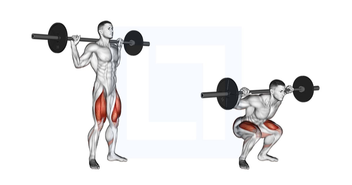 Speed squat à la barre