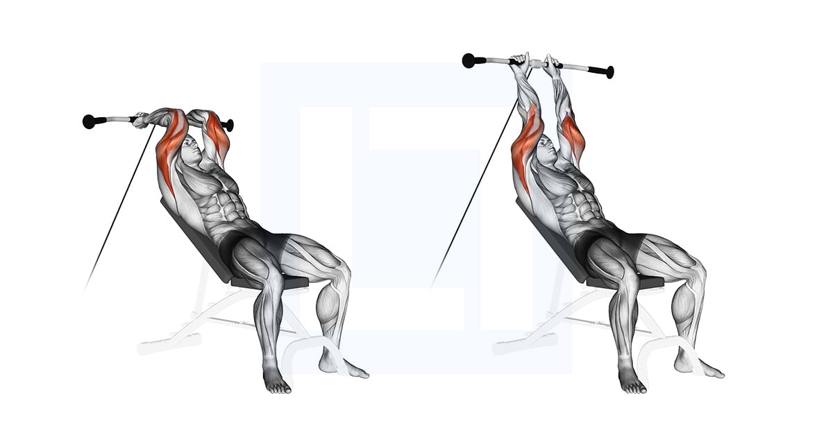 Poulie Incline Triceps Extension