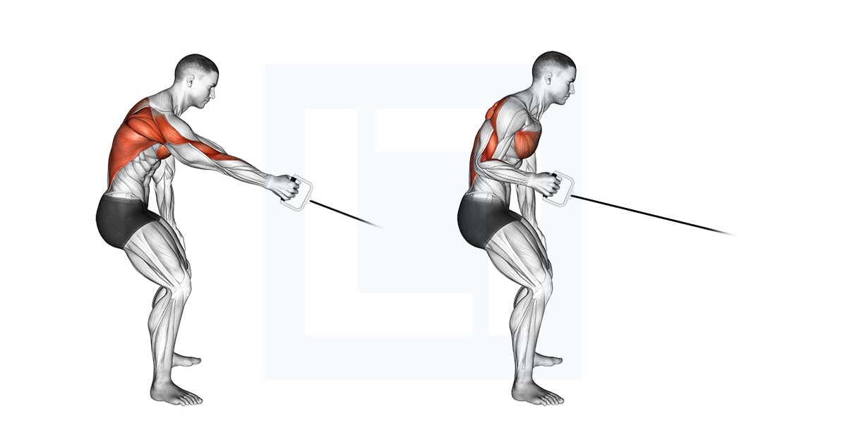 Poulie One Arm Bent Over Rowing