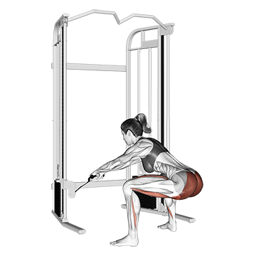 Poulie Debout Hip thrust