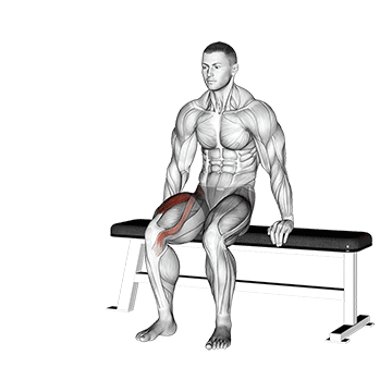 Étirement étendu du pied de chaise