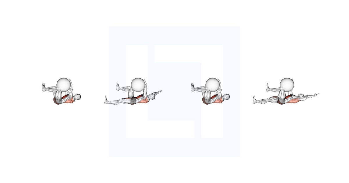 Dead Bug With Stability Ball
