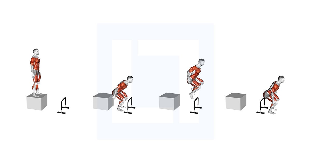 Depth Jump to Hurdle Hop