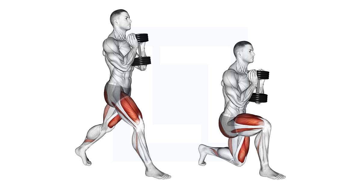 Gobelet Split Squat avec Haltère front rack