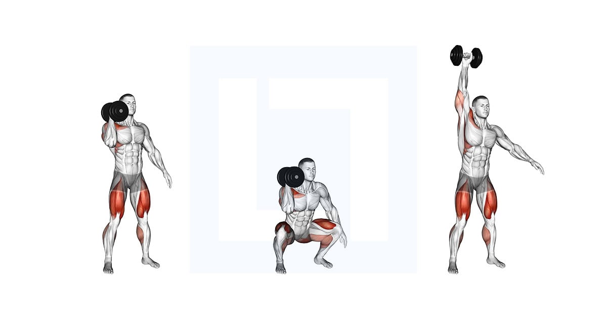 Haltères One Arm Thruster