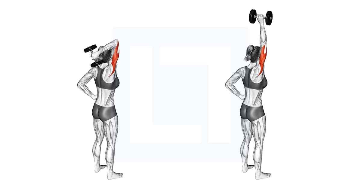 Haltères One Arm Triceps Extension