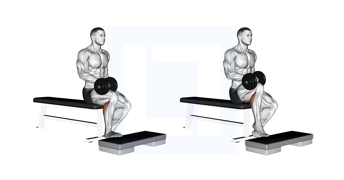 Haltères Assis One Leg Extension mollets