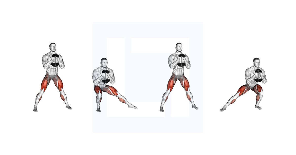 Squat latéral avec haltères