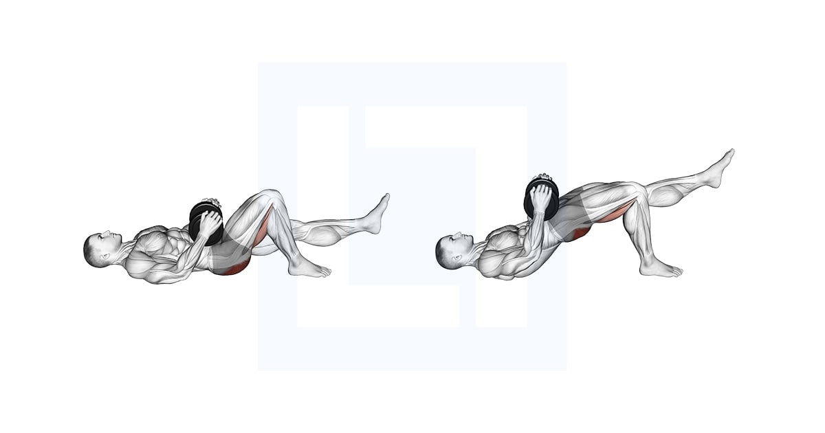 Haltères Une jambe Glute Bridge