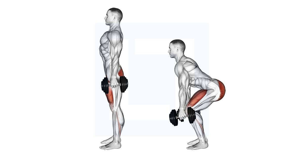 Squat avec haltères