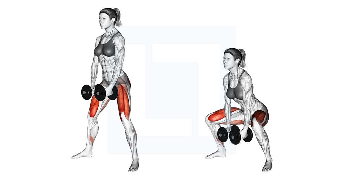 Sumo Squat avec Haltères