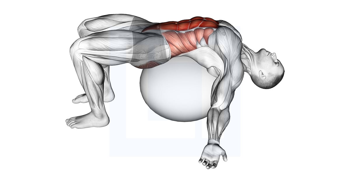 Exercise Ball Back Stretch