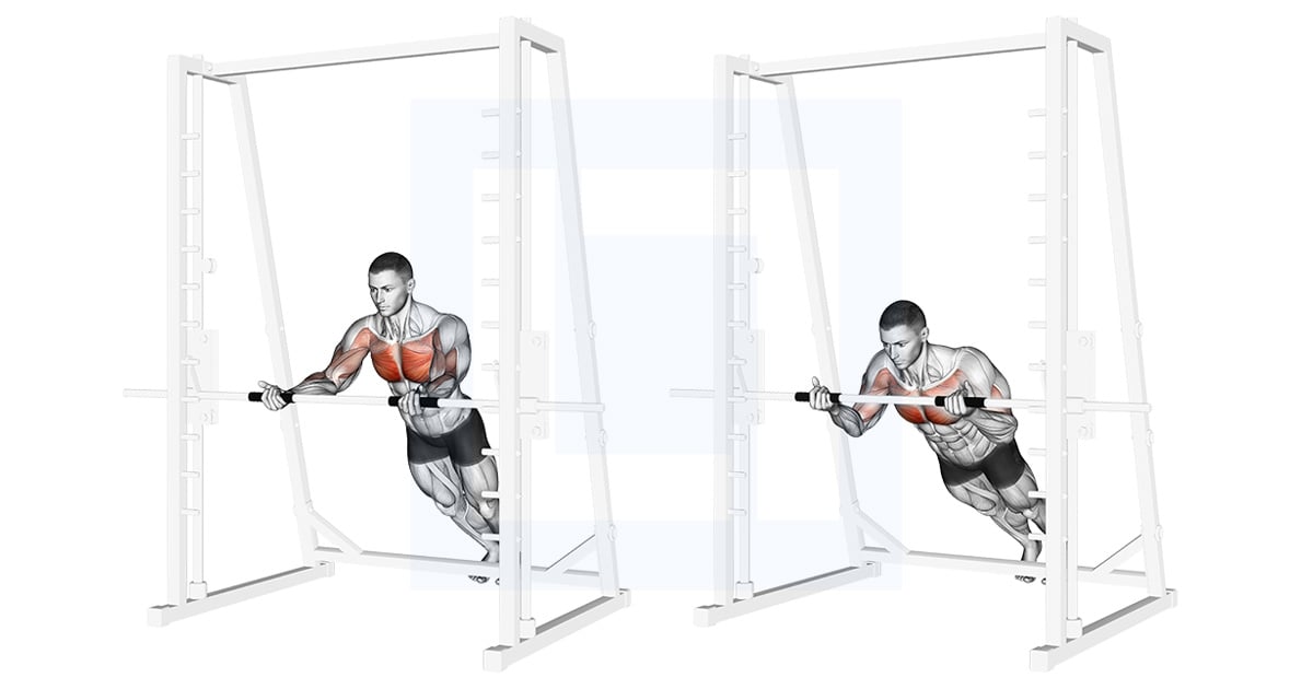 Incline Reverse Grip Pompes