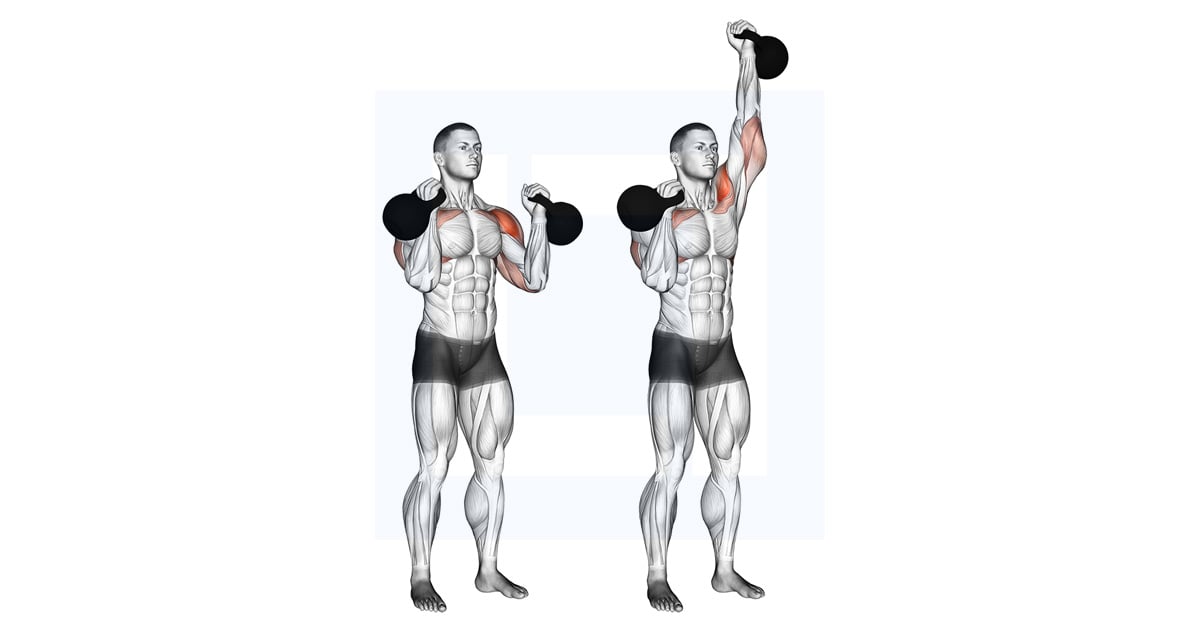 Kettlebell Alternating Développé