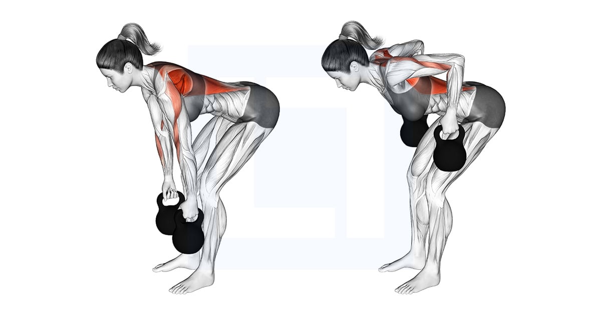 Kettlebell Bent Over Rowing