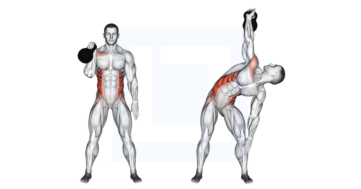 Kettlebell Bent Développé