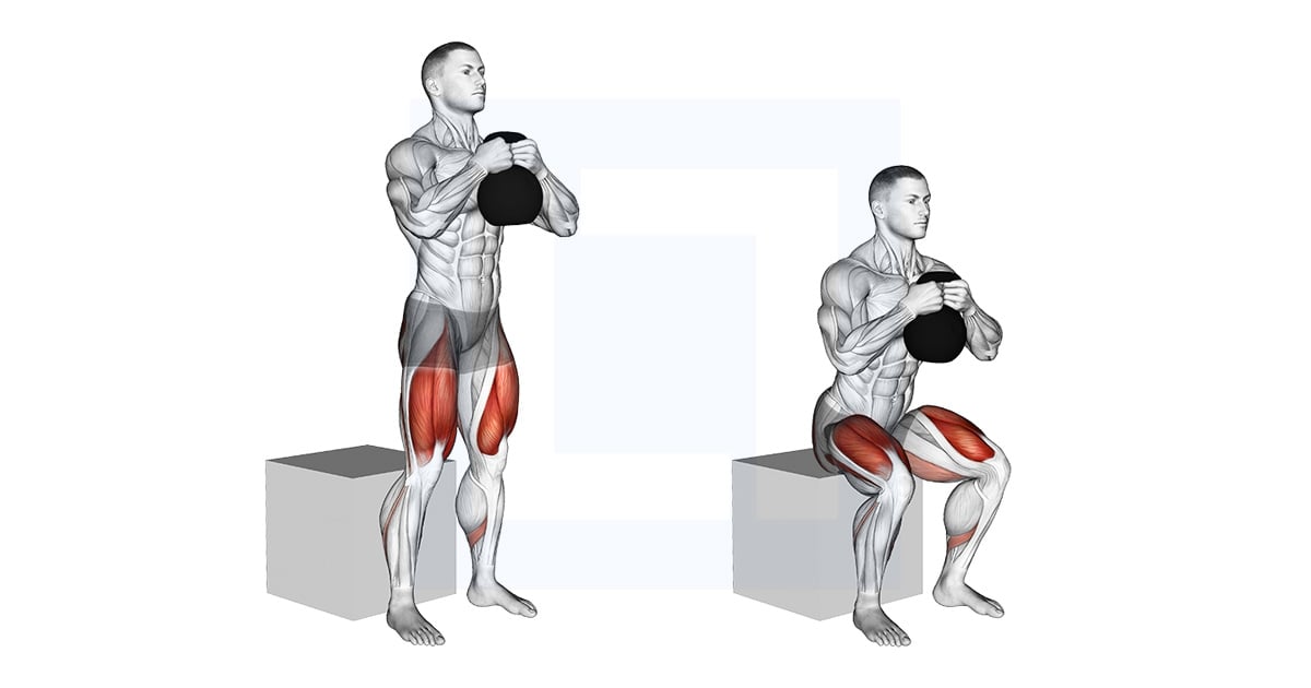 Kettlebell Box Squat