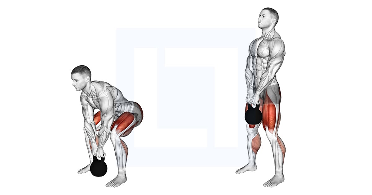Soulevé de terre avec Kettlebell