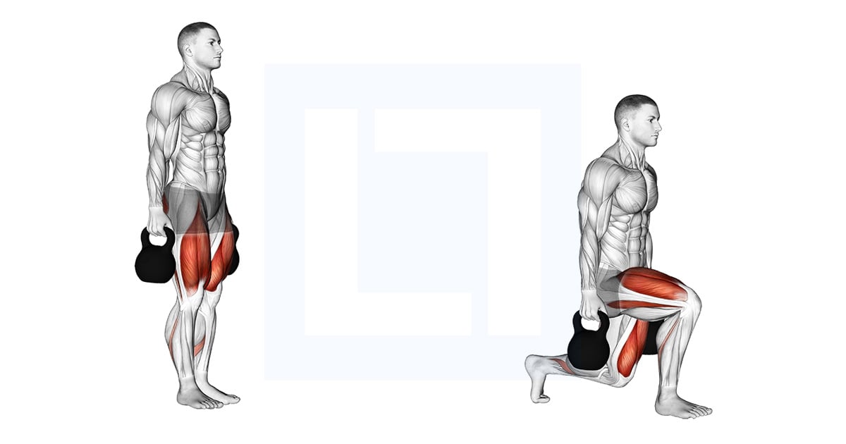 Fente avant Kettlebell