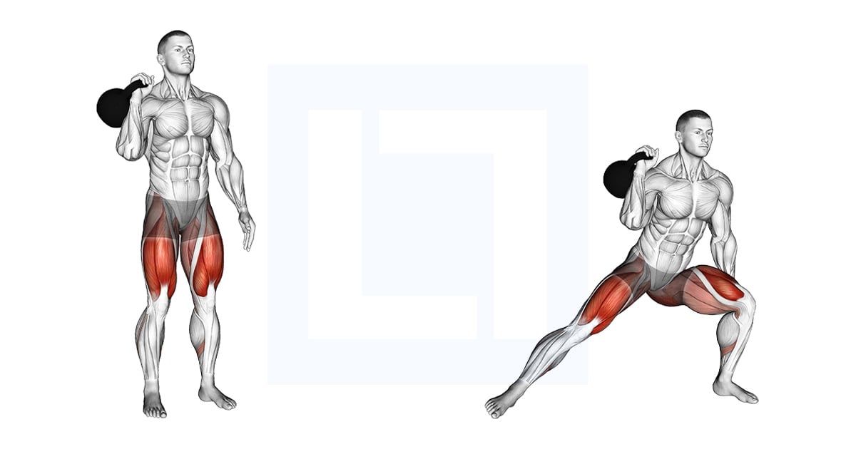 Fente latérale Kettlebell