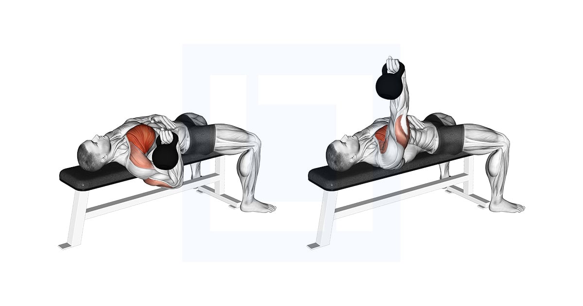 Kettlebell One Arm Développé couché