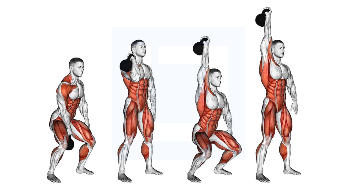 Kettlebell One Arm Épaulé and Jeté