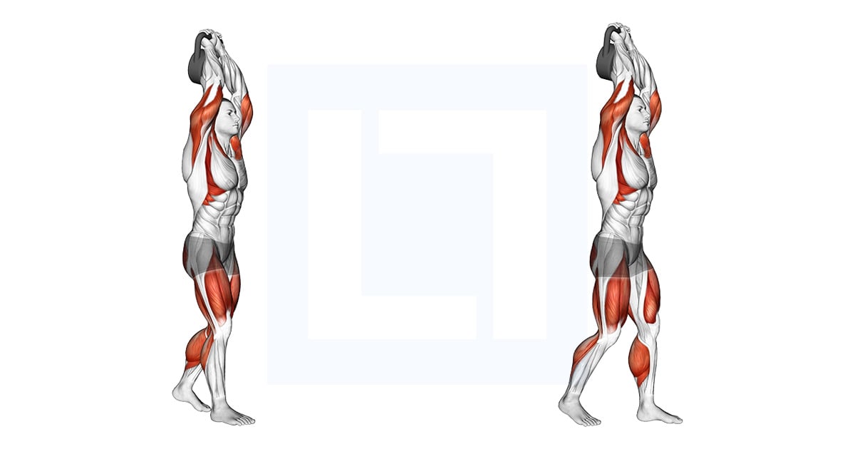 Kettlebell Overhead Carry