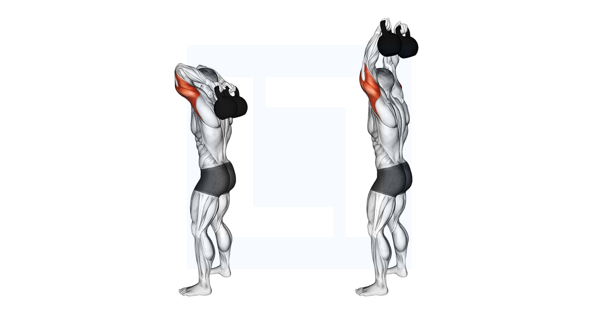 Kettlebell Overhead Triceps Extension
