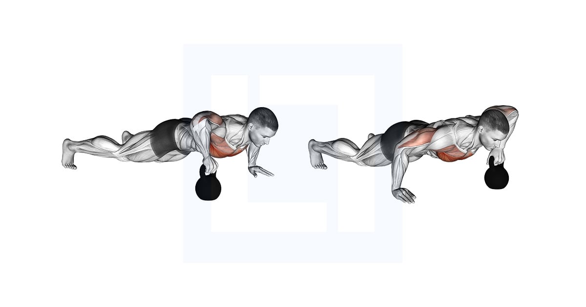 Kettlebell Plyo Pushup