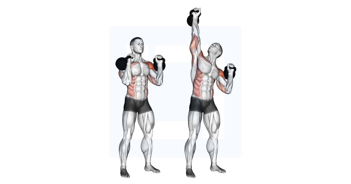 Kettlebell Seesaw Développé