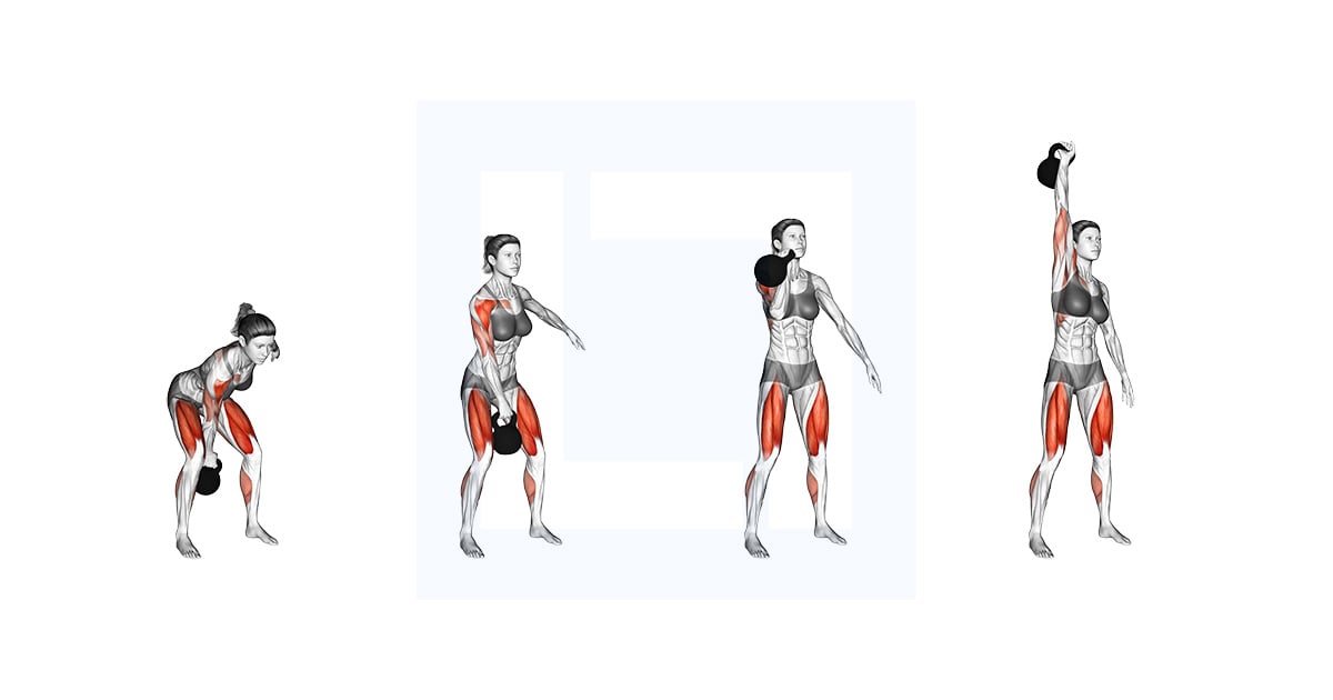Kettlebell Single Arm Épaulé and Développé