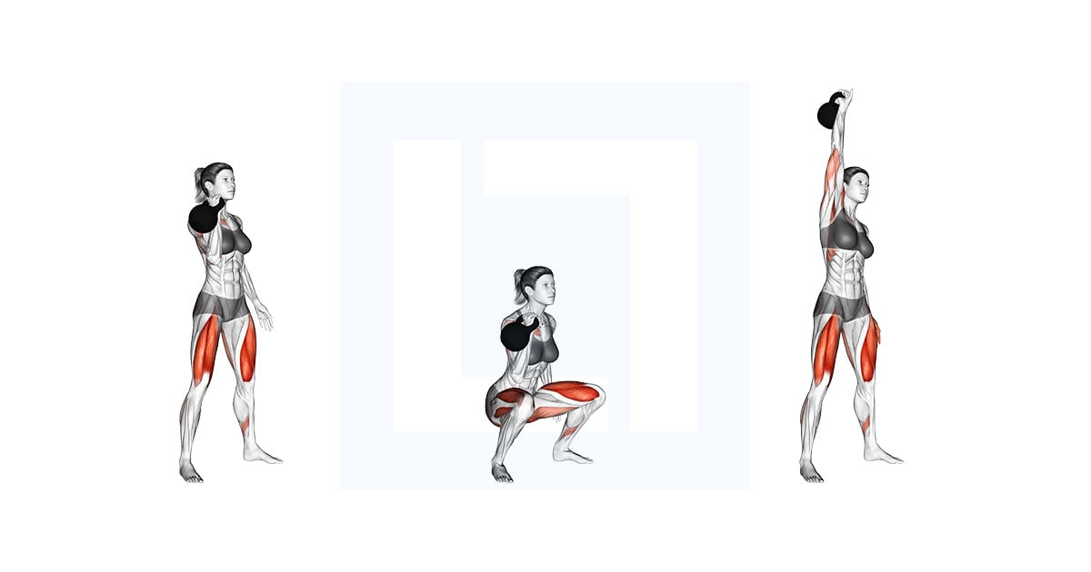 Kettlebell un bras Thruster