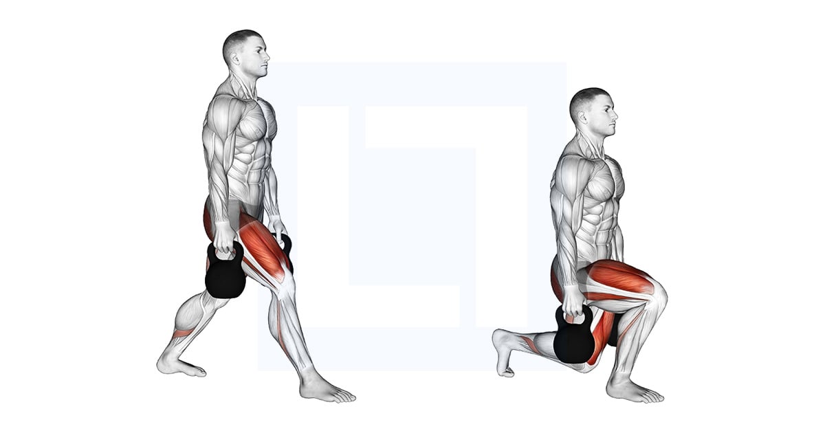 Split Squat avec kettlebell