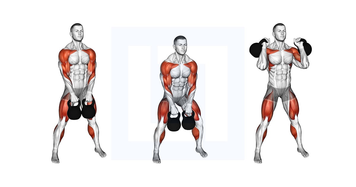 Kettlebell Two Arm Épaulé