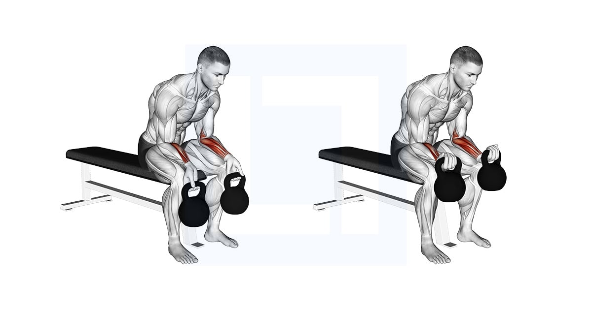 Flexion des poignets avec Kettlebell