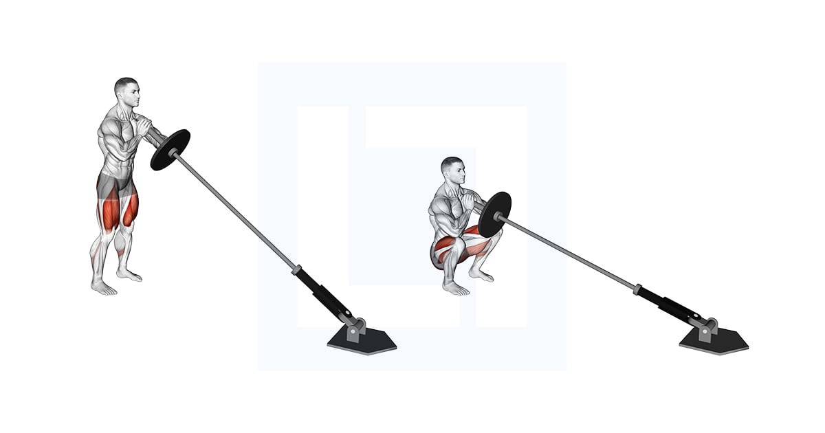 Landmine Front squat