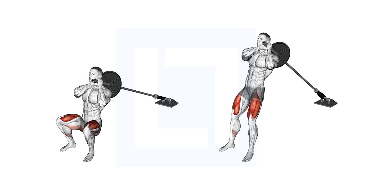 Landmine Hack squat
