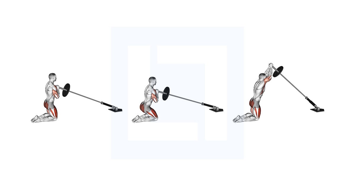 Landmine Kneeling Thruster Développé