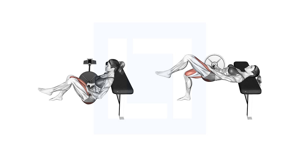 Landmine Une jambe Hip thrust