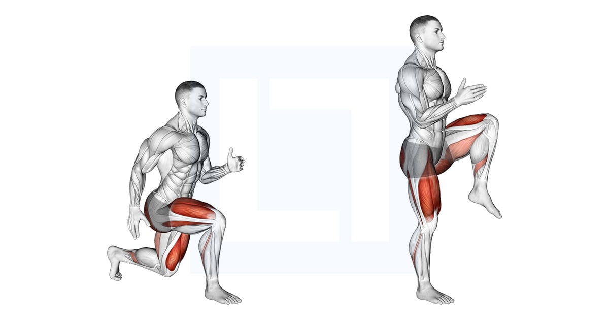 Lunge avec élévation de jambe