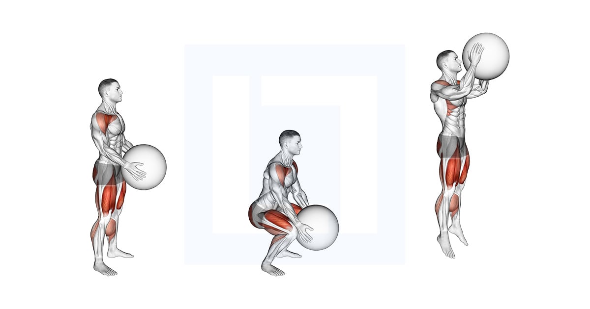Medicine Ball Squat Jump