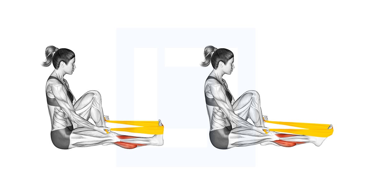 Resistance Band Assis Calf Stretch