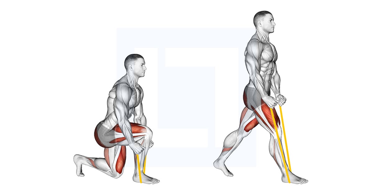 Bande élastique Split squat